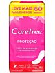 Protetor Diário Carefree Proteção com Perfume 80 unidades
