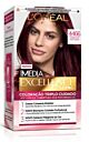 Tinta de Cabelo Permanente Imédia Excellence L'Oréal Paris Creme   4466 Vermelho Profundo