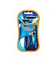 Aparelho De Barbear Comfort 3 Advance Pele Normal Azul 3 Lâminas Fita Lubrificante 2 Unidades