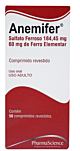 Sulfato Ferroso Anemifer 40mg Com 50 Comprimidos Revestidos